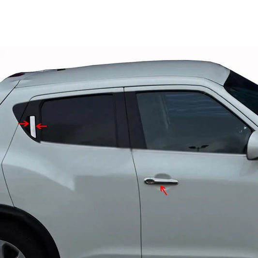 Chroom Deurgrepen sensorafdekking deur ontgrendelingshendel Nissan Juke 2010-2020 4 st (met sensor) - autoaccessoires24.com