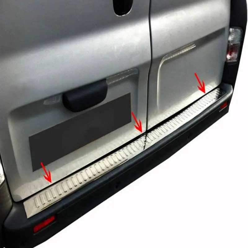 Bumper bescherming Bumperbeschermers Achterbumper beschermer Voor Renault Trafic 2001-2014 - autoaccessoires24.com
