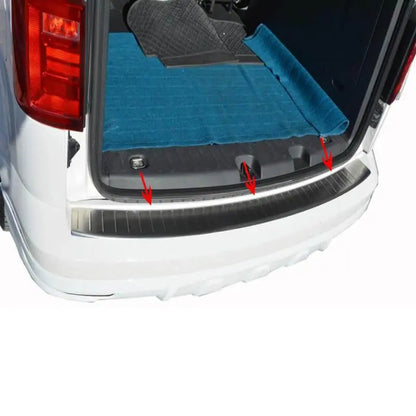 Bumper bescherming Bumperbeschermers Achterbumper beschermer Volkswagen Caddy 2015-2020 - autoaccessoires24.com