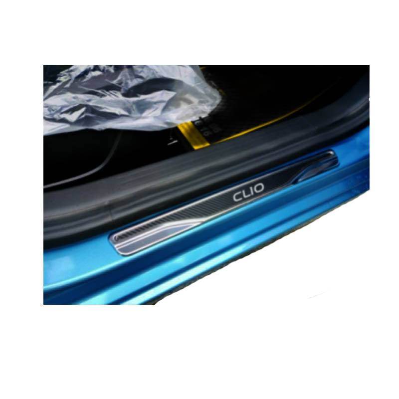 Instaplijsten, Dorpellijsten, Auto Accessoires Carbon Voor Renault Clio 4 2012-2019 - autoaccessoires24.com